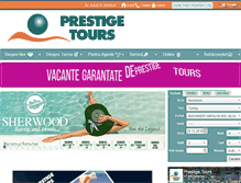 Tablet Screenshot of prestige.ro