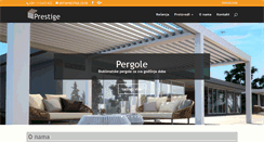 Desktop Screenshot of prestige.co.rs